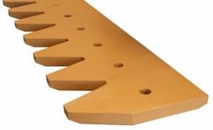 Excavator Edges Serrated edge   